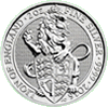 2 oz Royal Mint Queens Beasts #1 - Lion Of England - Silver