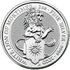 2 oz Royal Mint Queens Beast #8 - White Lion of Mortimer